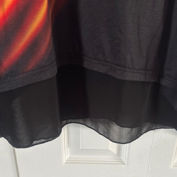 Women's Multicolor Long Sleeve Top - Picture 3 of 4